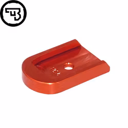 CZ - P-10 - Magazine base pad - Aluminium - Röd