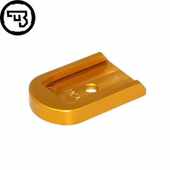 CZ - P-10 - Magazine base pad - Aluminium - Guld