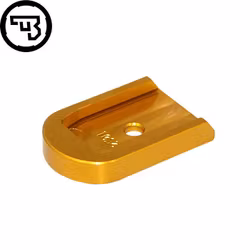 CZ - P-10 - Magazine base pad - Aluminium - Guld