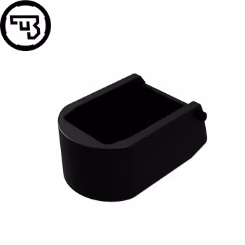 CZ - P-10, CZ P-07, CZ P-09 - Magazine base pad - +2rnd - Aluminium - Svart
