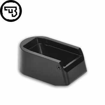 CZ - P-10, CZ P-07, CZ P-09 - Magazine base pad - +2rnd - Aluminium - Svart