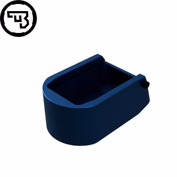 CZ - P-10, CZ P-07, CZ P-09 - Magazine base pad - +2rnd - Aluminium - Blå