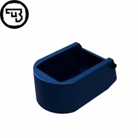 CZ - P-10, CZ P-07, CZ P-09 - Magazine base pad - +2rnd - Aluminium - Blå