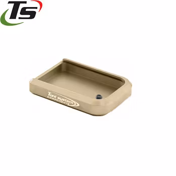 Toni System - P-10F - Magazine base pad - +0,5 Rnd - Aluminium - Sand