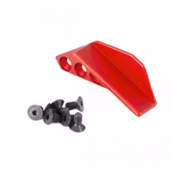 Toni System - 4 holes thumb rest, left side, right hand shooter - Röd