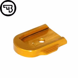 CZ - P-10 - Magazine base pad - Tactical - Aluminium - Guld