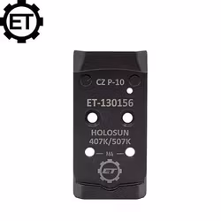 Eemann Tech - CZ P-10 OR - Red Dot Adapter - Holosun