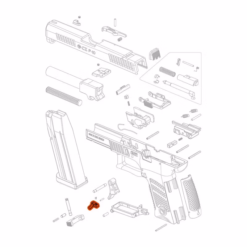 CZ - P-10 - Polymer trigger safety