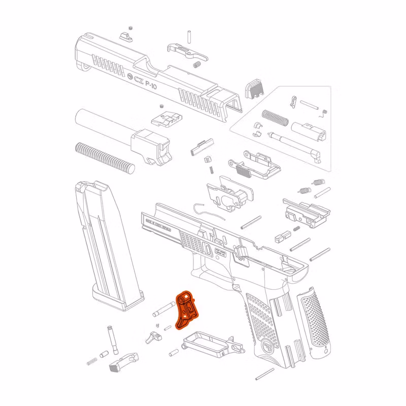 CZ - P-10 - Polymer trigger