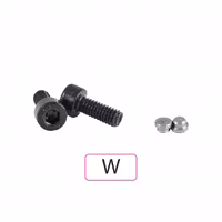 Toni System - Locator Pin W - 2-pack + skruvar för red dot-sikte – Monteringsstift för rödpunktsikte