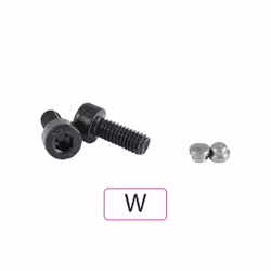 Toni System - Locator Pin W - 2-pack + skruvar för red dot-sikte – Monteringsstift för rödpunktsikte