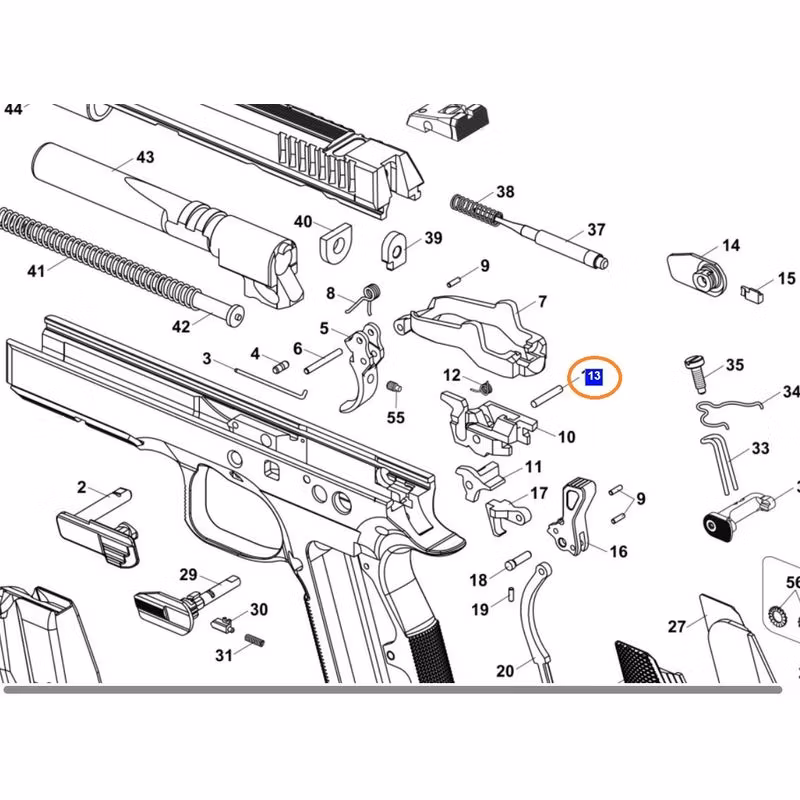 CZ - CZ 75/85/Shadow 2 - Sear Pin
