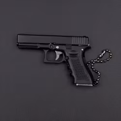 Glock - Keychain - Samlarpistol - Svart
