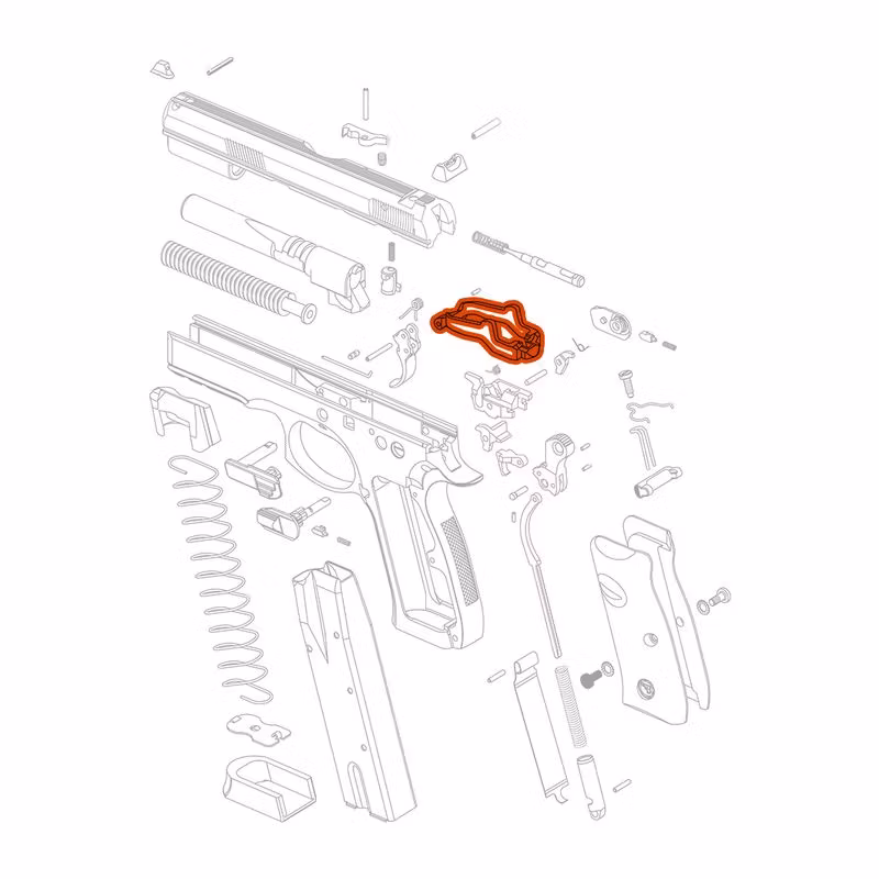 CZ - CZ 75/85/SP-01 Shadow/Shadow 2  - Trigger Bar - #7