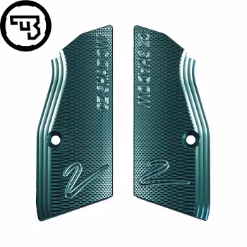 CZ - Shadow 2 - Short aluminium grip - Turquoise