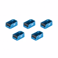 Toni System - CZ Shadow - Kit 5x Easy on magazine base pad (quick release) +2 rounds - Blå