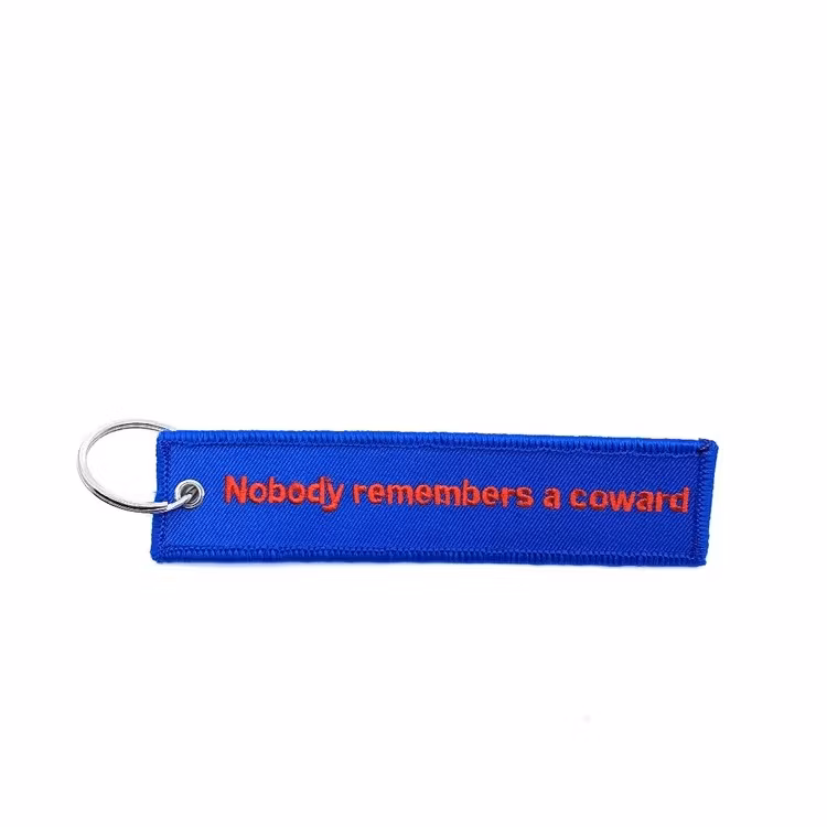 Keychain - Nobody remembers a coward