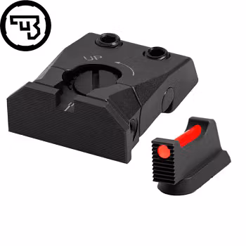 CZ - Shadow 2 - Sikte justerbart set - Fiber 1,5mm - Röd - Type C