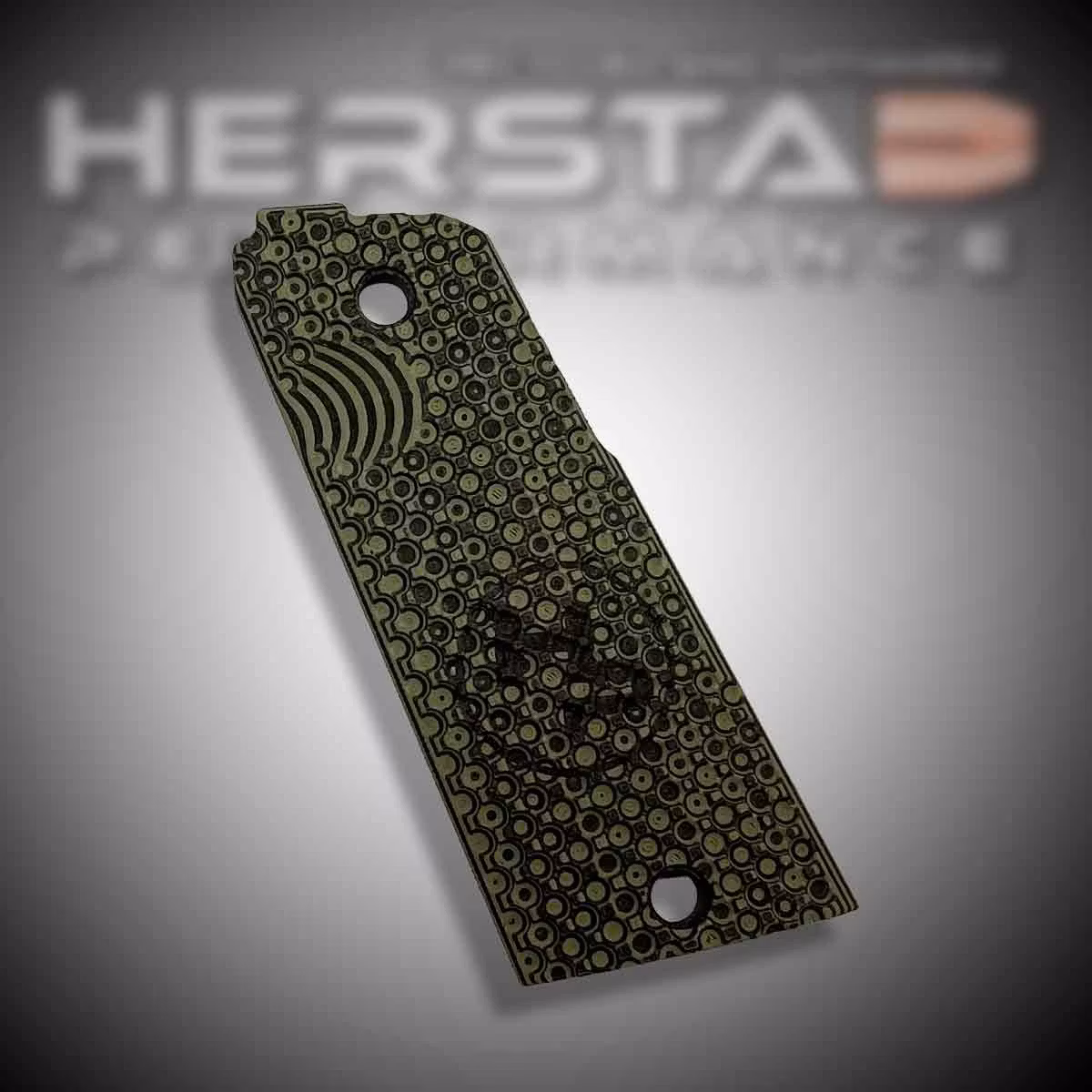 Herstad Performance - 1911 - Long - Army Green/Black (black logo)
