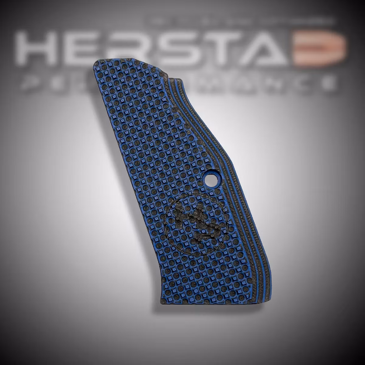 Herstad Performance - CZ Shadow 2 - Flat Thick - Long - Blue/Black (Black logo)