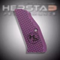 Herstad Performance - CZ Shadow 2 - Thin Flat - Long - Purple/Black (Black logo)