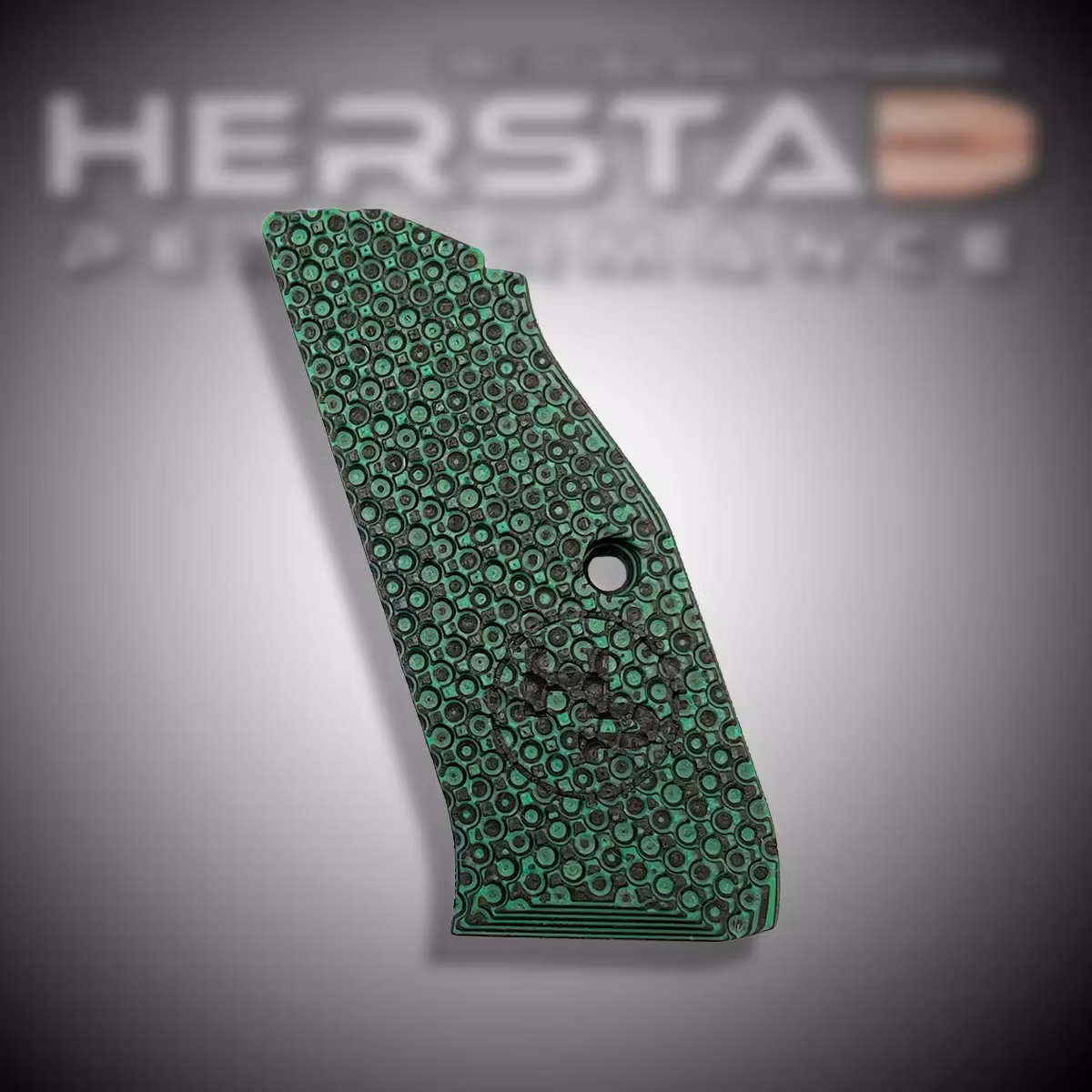 Herstad Performance - CZ Shadow 2 - Palm Swell Thick - Long - Green/Black/(Black logo)