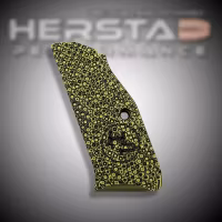 Herstad Performance - CZ Shadow 2 - Palm Swell Thick - Long - Yellow/Black/(Black logo)