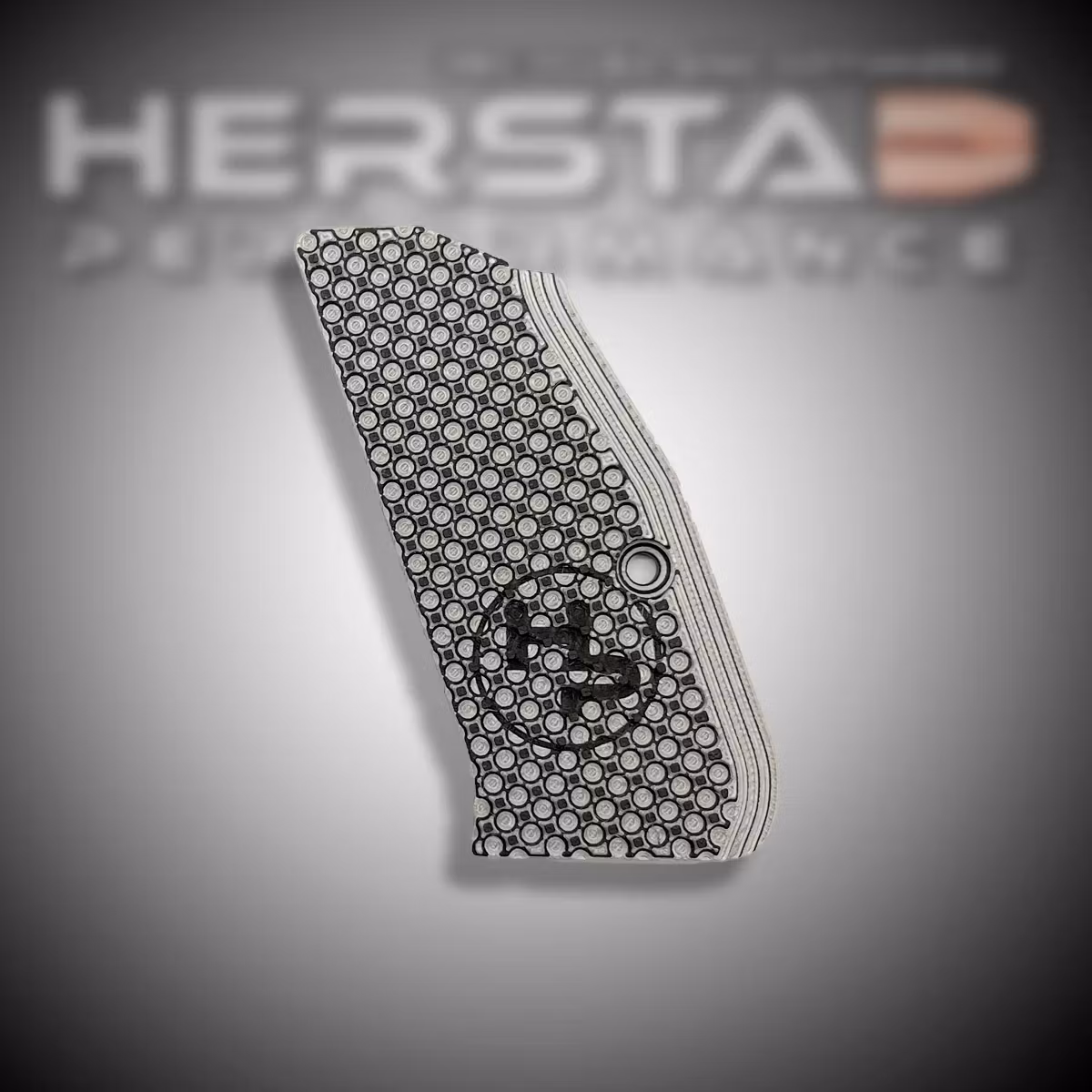 Herstad Performance - CZ Shadow 2 Compact - Thin Flat - Silver/Black (Black logo)
