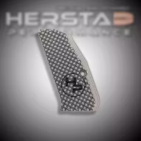 Herstad Performance - CZ Shadow 2 Compact - Thin Flat - Silver/Black (Black logo)