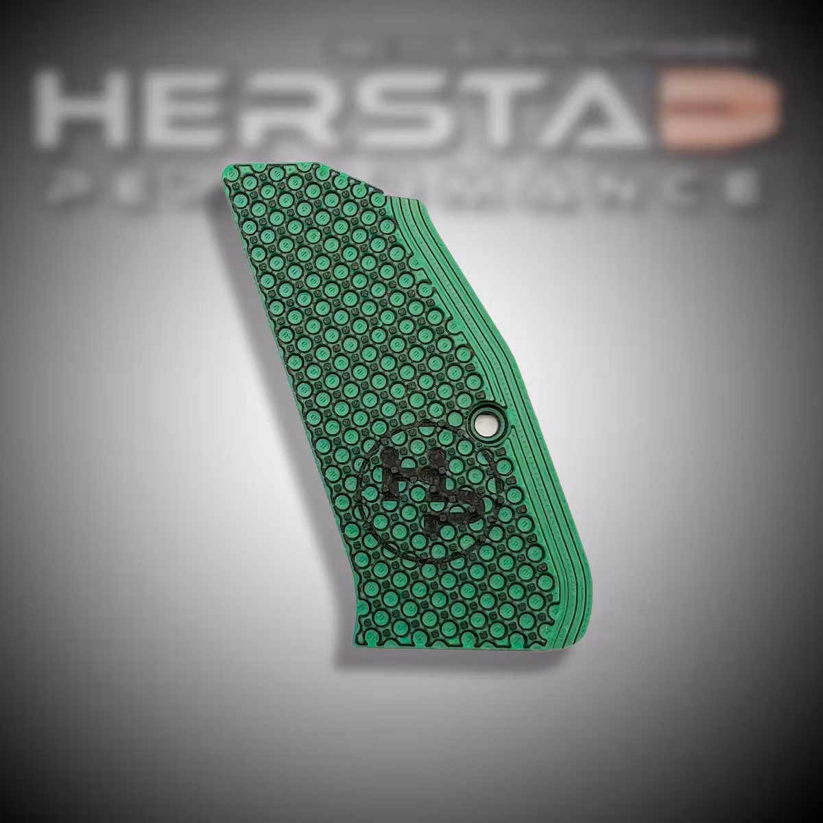 Herstad Performance - CZ Shadow 2 Compact - Thin Flat - Green/Black (Black logo)