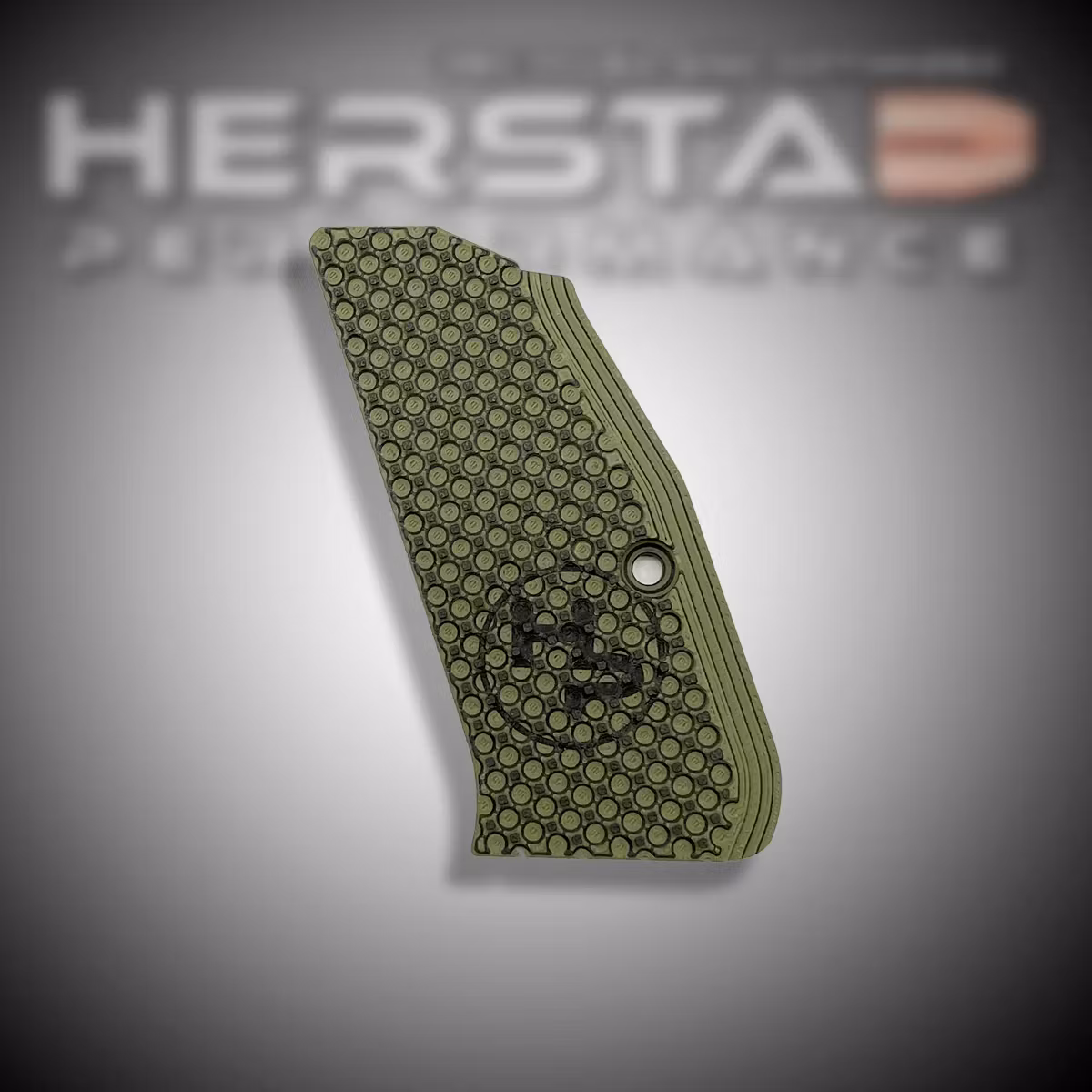 Herstad Performance - CZ Shadow 2 Compact - Thin Flat - Army Green/Black (Black logo)