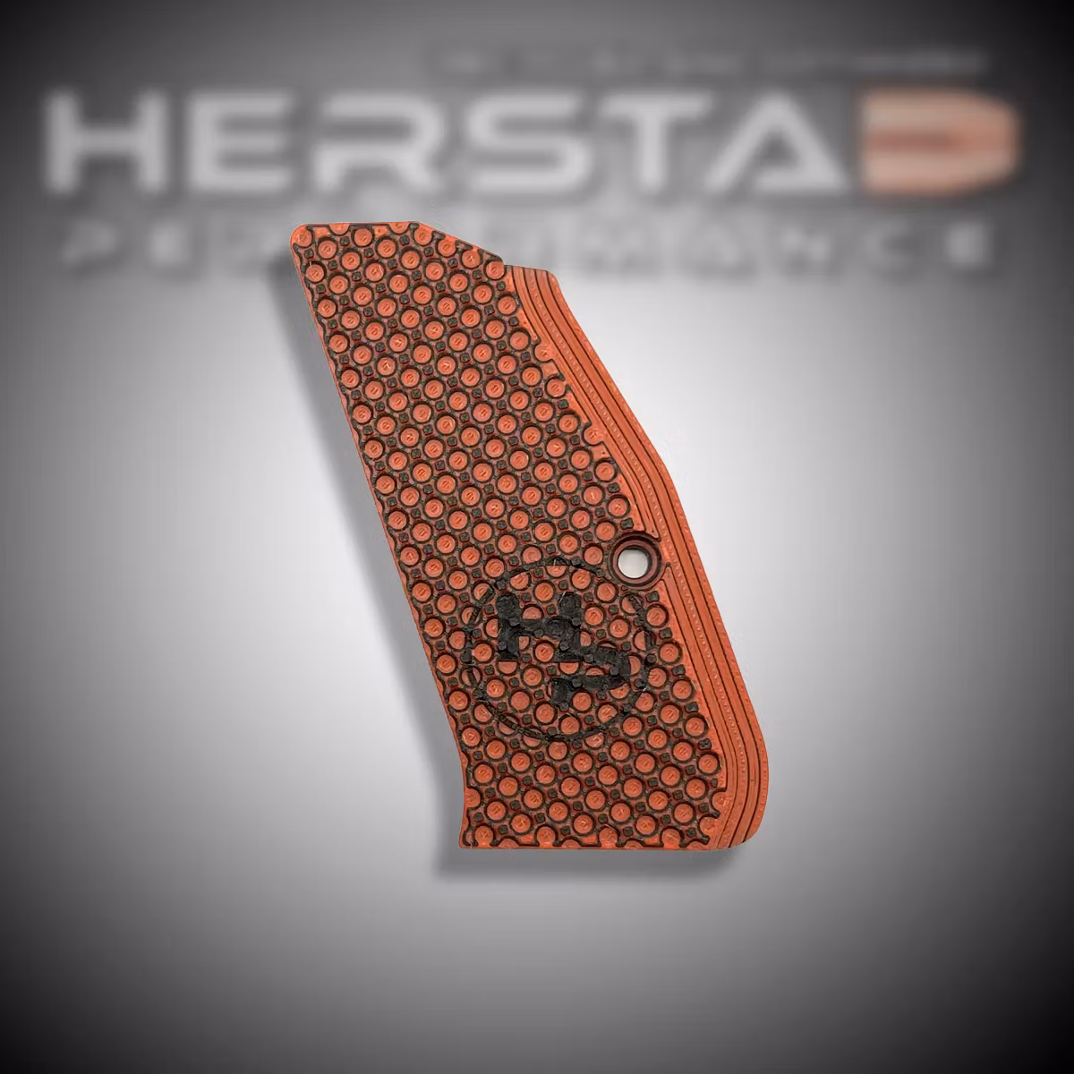 Herstad Performance - CZ Shadow 2 Compact - Thin Flat - Red/Black (Black logo)