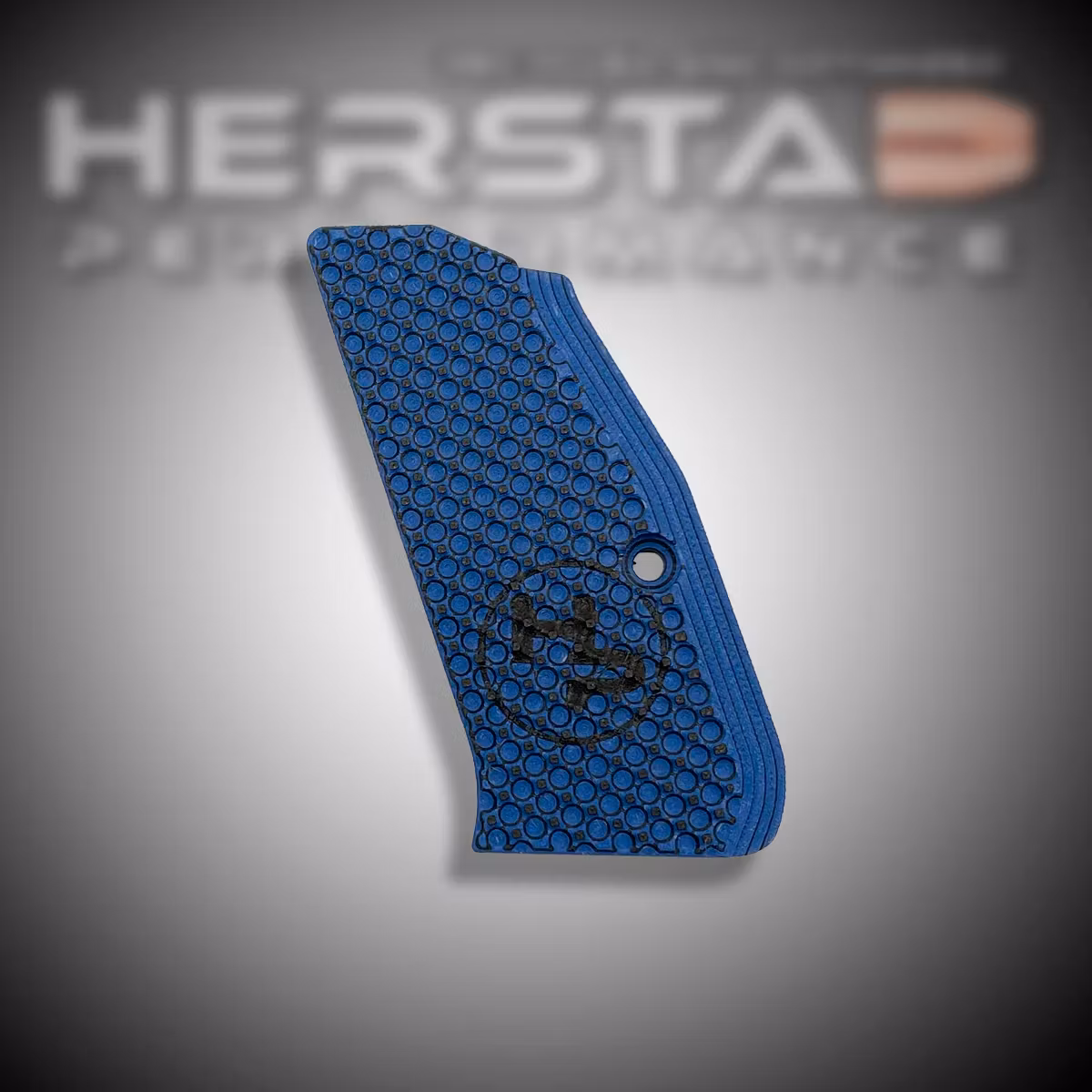 Herstad Performance - CZ Shadow 2 Compact - Thin Flat - Blue/Black (Black logo)