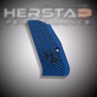 Herstad Performance - CZ Shadow 2 Compact - Thin Flat - Blue/Black (Black logo)