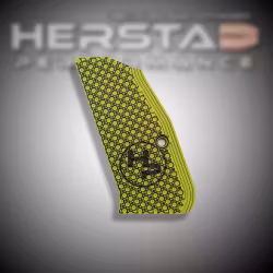 Herstad Performance - CZ Shadow 2 Compact - Thin Flat - Yellow/Black (Black logo)