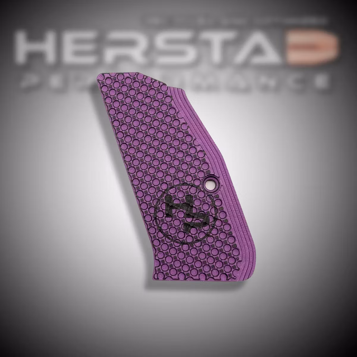 Herstad Performance - CZ Shadow 2 Compact - Thin Flat - Purple/Black (Black logo)