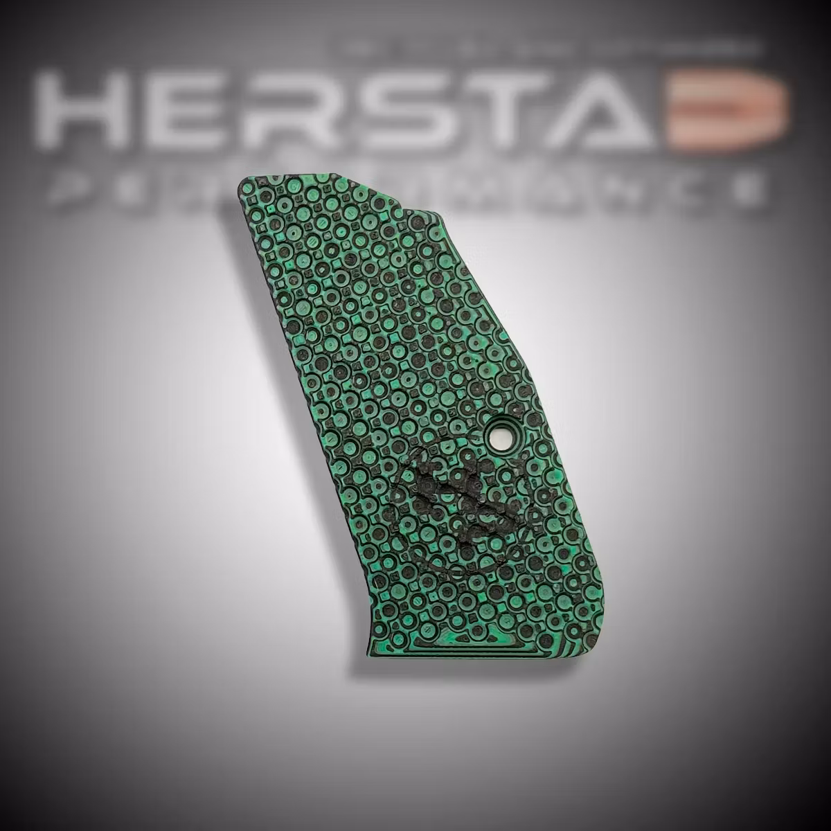 Herstad Performance - CZ Shadow 2 Compact - Palm Swell - Green/Black (Black logo)