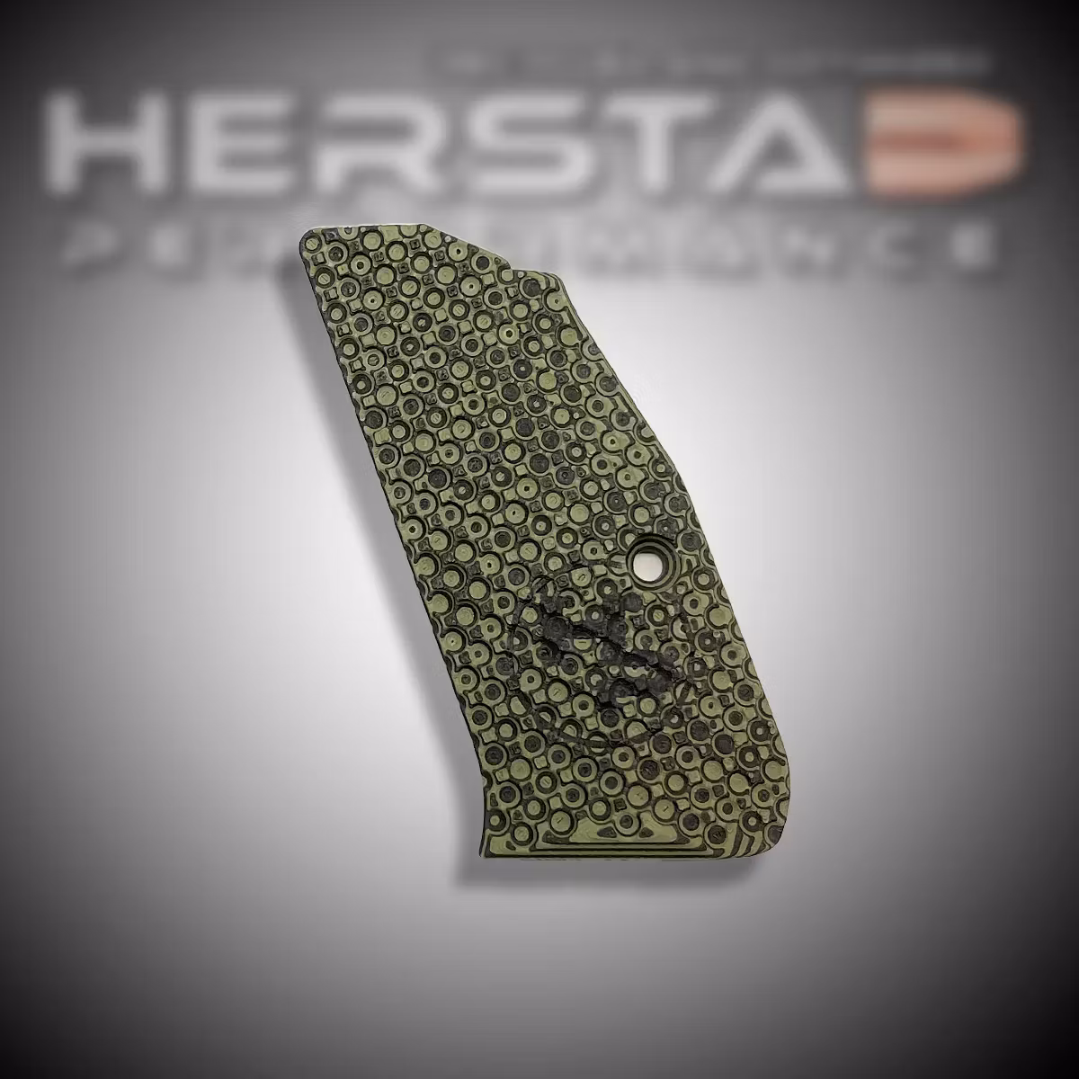 Herstad Performance - CZ Shadow 2 Compact - Palm Swell - Army Green/Black (Black logo)