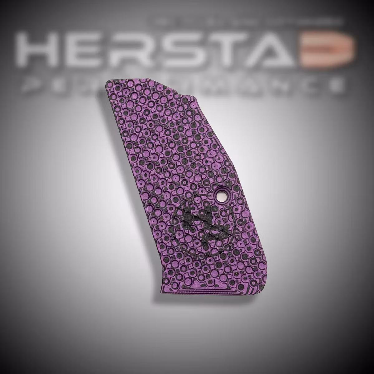 Herstad Performance - CZ Shadow 2 Compact - Palm Swell - Purple/Black (Black logo)
