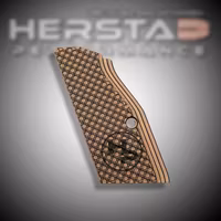 Herstad Performance - CZ Tactical Sport 2 - Thin Flat - Copper/Black (Black logo)