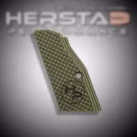 Herstad Performance - CZ Tactical Sport 2 - Thin Flat - Army Green/Black (Black logo)