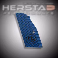 Herstad Performance - CZ Tactical Sport 2 - Thin Flat - Blue/Black (Black logo)