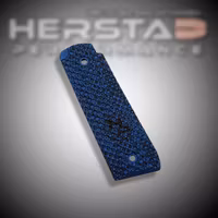Herstad Performance - Ruger MK IV 22/45 - Thin Flat - Blue/Black (Black logo)
