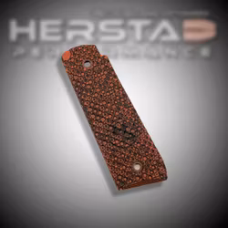 Herstad Performance - Ruger MK IV 22/45 - Palm Swell - Red/Black (Black logo)