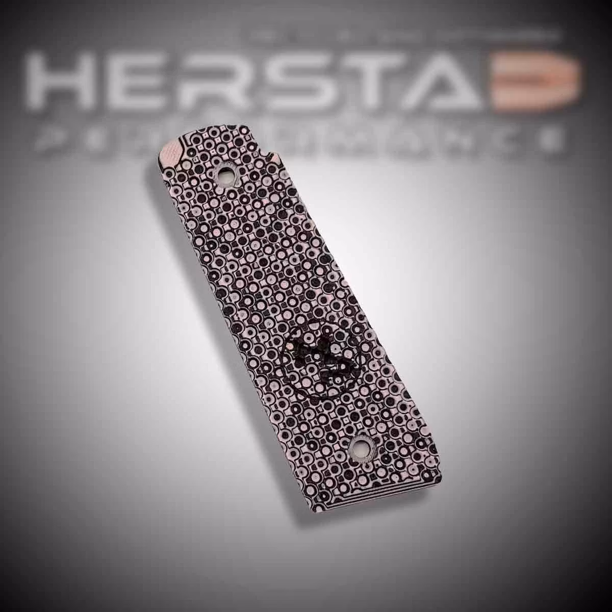 Herstad Performance - Ruger MK IV 22/45 - Palm Swell - Pink Pudder/Black (Black logo)