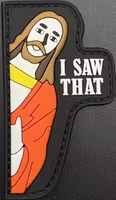 Jesus - I saw that - PVC- Patch