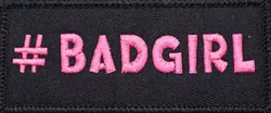 BadGirl - Svart - Rosa - Patch