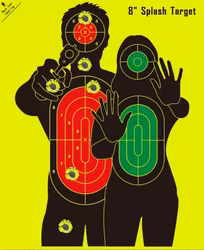 Fluorescent Splatter Target - Victim