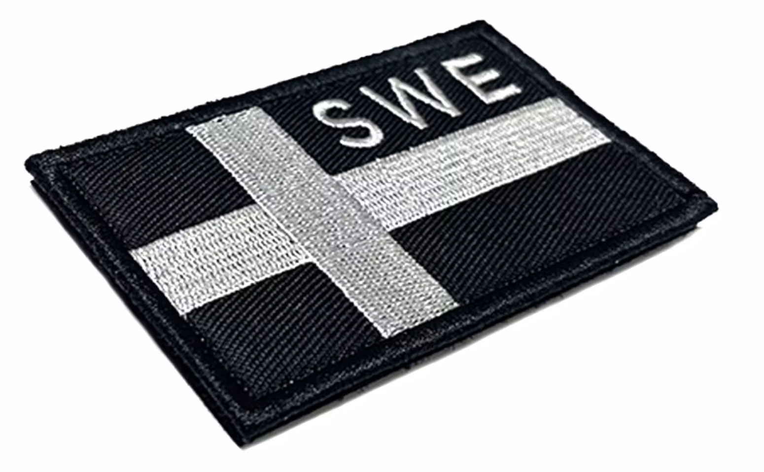 Sweden Flag - Patch - Svart/Grå