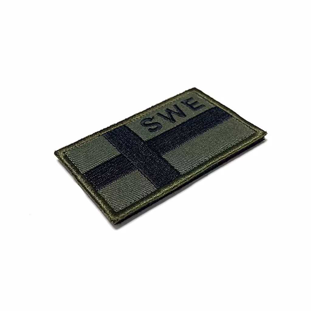 Sweden Flag - Patch - Grön/Svart